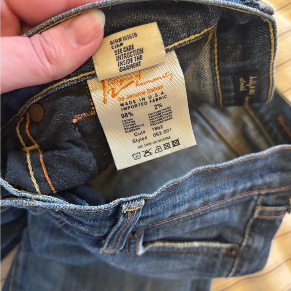 Citizens of Humanity Capri Jeans Size 26 Cropped Flare Premium Denim Made in USA - Picture 6 of 9